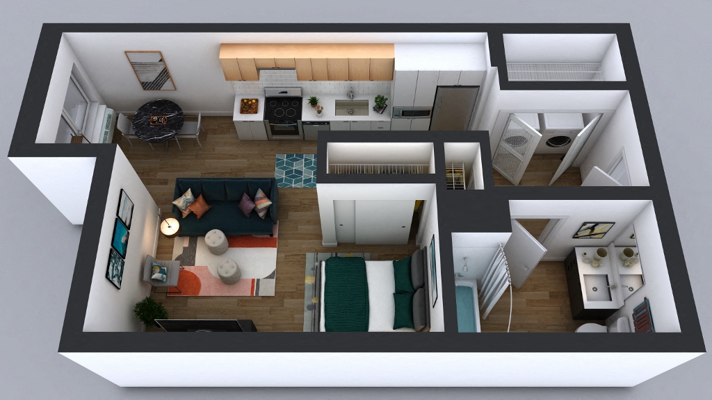 1755 NW Kearney Street Studio-2 Beds Apartment, Affordable for Rent - Photo Gallery 28